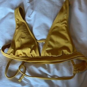 Xhilaration Yellow Bikini Top